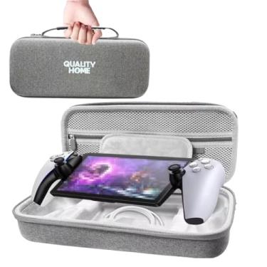 Imagem de Capas Bolsas Estojos Cases Compatível Playstation Portal - Cinza - Seu Console com Segurança Para Eventos e Viagens