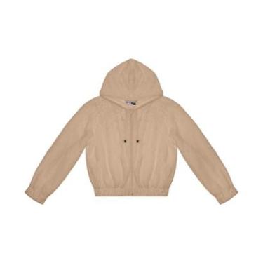 Imagem de Jaqueta Juvenil Minty Em Pelo Safira Com Capuz Feminina-Feminino