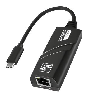 Imagem de Adaptador Rede Type-c Para Rj45 Lan Gigabit 10/100/1000mbps