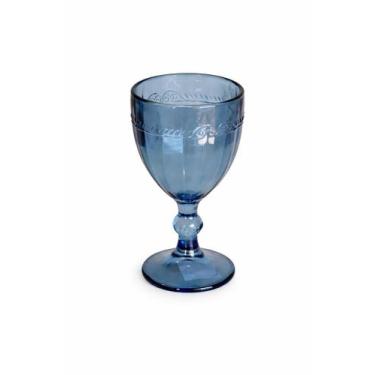 Imagem de Taça de Água Imperial Âmbar Azul Cristal Eco - 320ml - Lyor