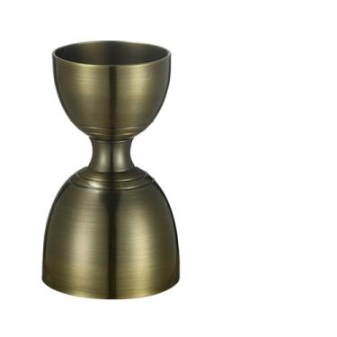 Imagem de Bar Bell Jigger Jigger Cocktail Jigger Aço Inoxidável Comercial 56.7 g / 28.3 g Meauring Jigger Bar Ferramentas Bar Acessórios (Tipo h)