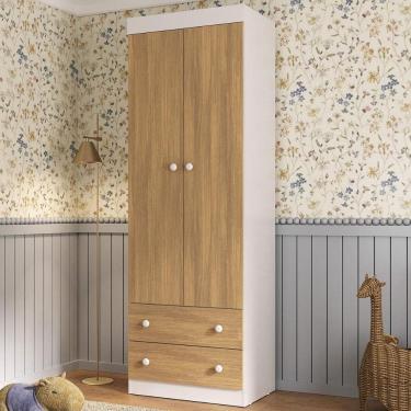 Imagem de Guarda-roupa Infantil 62cm 2 Portas e 2 Gavetas Encanto Multimóveis MP4446