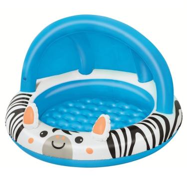 Imagem de Piscina Infantil Inflável Zebra Bel 26 Litros Proteção Uv