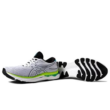 Imagem de ASICS Tênis de Corrida Masculino Gel-Nimbus 24, Branco/preto, 9