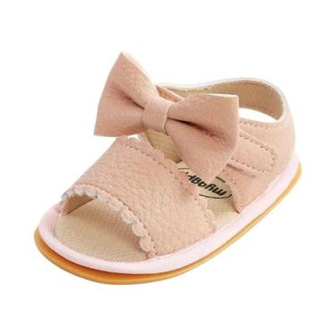 Imagem de Sandálias De Verão Para Bebês, Sola De Borracha Macia, Antiderrapante,