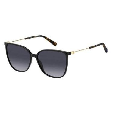 Imagem de Óculos de Sol Tommy Hilfiger 2095/S Preto Lente Cinza-Unissex