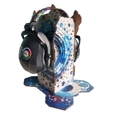 Imagem de Abafador de Ruido para Autistas Infinity Blue 26 DB com Suporte Decorativo