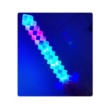 Imagem de Espada Diamante Brinquedo Estilo Minecraft Com E Som