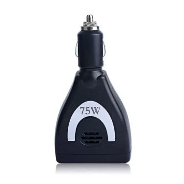 Imagem de Inversor Automotivo Portátil 12v Para 110v Com 75w