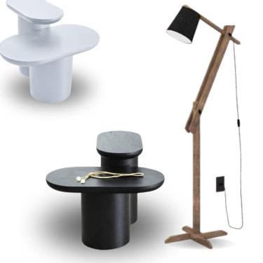 Imagem de Jogo Mesa De Centro Domino Em ébano