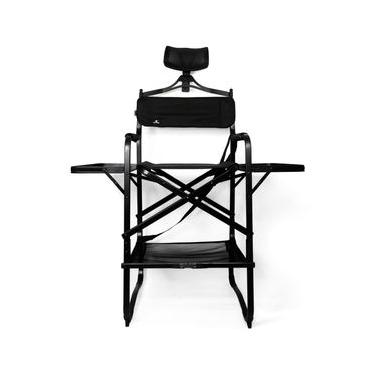 Imagem de Cadeira para Maquiagem Profissional Dobrável com Encosto de Cabeça by Klass Vough