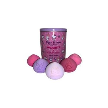 Imagem de Kit de Esponjas Mini Gota Hello Kitty Mini Drops Candy Colors – 5 Unidades