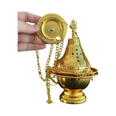 Imagem de Incensário Suspenso Multifuncional Decorativo Para Aromaterapia E Medi