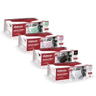 Imagem de Máscara Cirúrgica Descartável Tripla C/50 Unds - Vabene, Branca