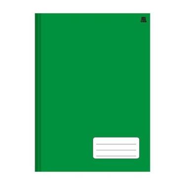Imagem de Caderno Pequeno Verde Capa Dura Costurada 96 Folhas - Animativa