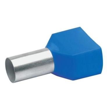 Imagem de 50X Terminal Elétrico Ilhós Tubular Duplo 16Mm ul Conector - Decorarma
