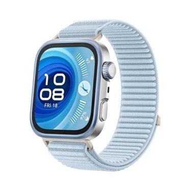 Imagem de Pulseira De Nylon Trançada Confortável Para Huawei Watch Fit 3 4 4 Pro