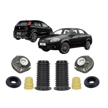 Imagem de Kit Batente Amortecedor Dianteiro Fiat Punto Linea Completo