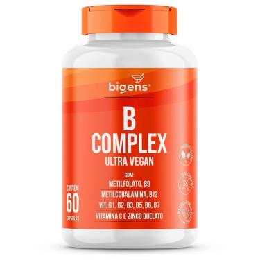 Imagem de Vitamina Complexo B Vegano 60 Cáps - Bigens-Unissex