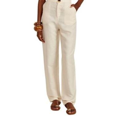 Imagem de Calça Colcci Afaiataria Joana Bege Feminina-Feminino