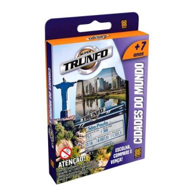 Imagem de VAR Super Trunfo 1x Jogo de Cartas - Grow Tema:Cidades do Mundo
