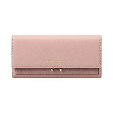 Imagem de Carteira Feminina De Luxo, Carteira Longa, Porta-cartões De Grande Cap