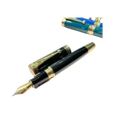Imagem de Caneta-tinteiro De Metal De Luxo Com Tampa Ergonômica De Torção E Pont