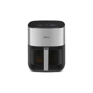 Imagem de Fritadeira Air Fryer 6L Smart Chef Pro Midea Cor Inox 220V