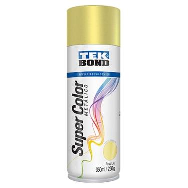 Imagem de Tinta Spray Tekbond Metálica Dourado 350ml