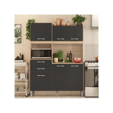 Imagem de Armario de Cozinha Harmonia com 6 Portas e 2 Gavetas - Demóbile, Amênd