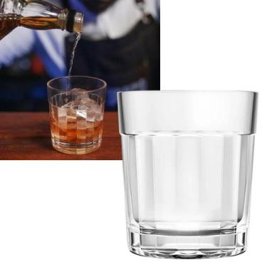 Imagem de Copo Americano Para Whisky Drinks Vidro 315ml Kit 12un Nadir