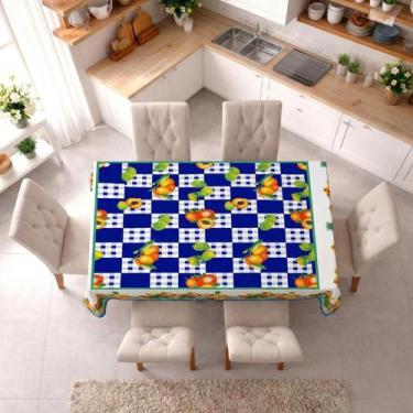 Imagem de Toalha para Mesa Retangular Estampada Oxford para 10 Cadeiras 3,00 x 1