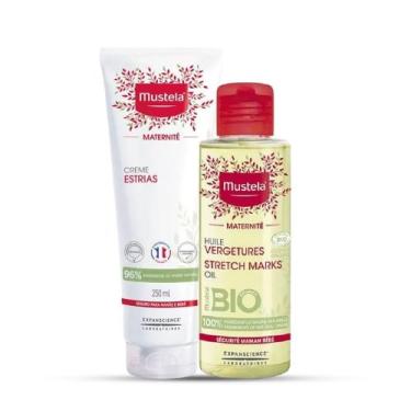 Imagem de Mustela Kit Antiestrias Mustela Maternité - Creme Estrias 250 ml + Óle