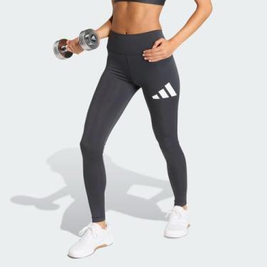 Imagem de Calça Legging Adidas WE BL 1/1 L Feminina Preta, GG