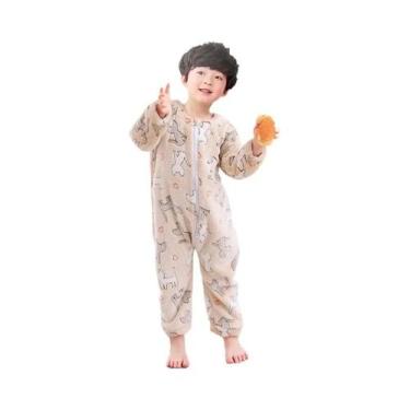 Imagem de Macacão De Flanela Quente Para Bebês, Meninos E Meninas, Roupas De Out