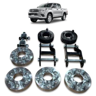 Imagem de Hilux 16/... Kit Lift + Jumelo Regulável +4 Espaçadores 32mm - Borfix
