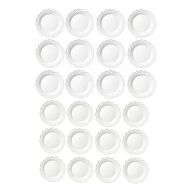 Imagem de Conjunto De Pratos 12 Rasos 12 Sobremesa Jasmim Restaurante - Nadir Fi