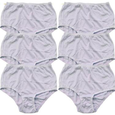 Imagem de Kit 5 Calçolas Plus Size  G3 . G4 e G5 Senhora 100% Algodão AntiAlergi
