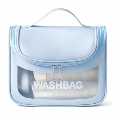 Imagem de Necessaire Feminina Preta Prática e Espaçosa para Viagens e Organizaçã