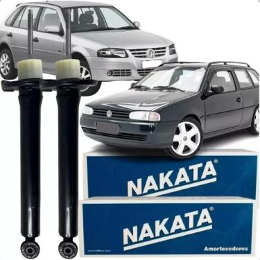 Imagem de Kit 2 Amortecedor Traseiro Nakata Vw Gol Parati G2 G3 G4