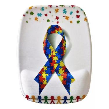 Imagem de Mouse Pad Laço Autismo Ergonômico - Click