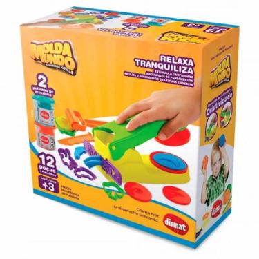 Imagem de Massinha de Modelar Molda Mundo Mini Fábrica de Massinha 12 pçs  Disma