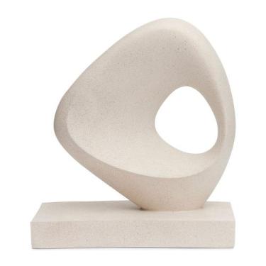 Imagem de Escultura Decorativa Abstrata em Poliresina 33,5cm 21342 Mart