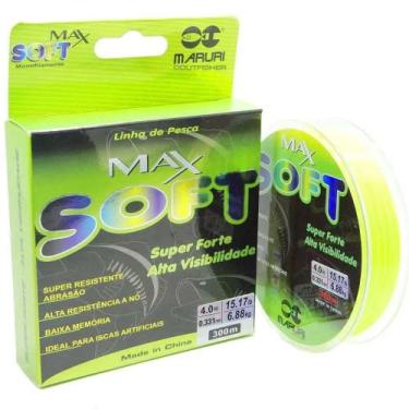 Imagem de Linha Maruri Max Soft 0,331mm Verde Limão 300m