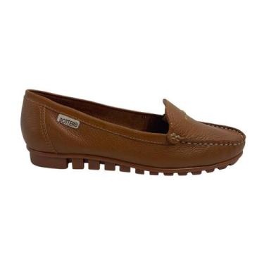 Imagem de Sapato Mocassim Feminino Bottero em Couro Caramelo 354007 - Caramelo 3