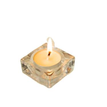 Imagem de Castiçal Porta Vela De Vidro Para Velas Rechaud - Amor e Arte Velas Ar