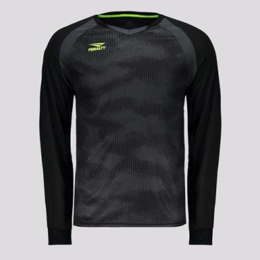 Imagem de Camisa Penalty Goleiro Delta X Manga Longa Preta, G