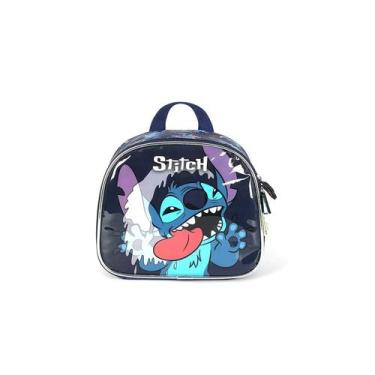 Imagem de Lancheira Escolar Térmica Stitch Luxcel 021776 Cor:Azul, Azul