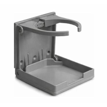 Imagem de Porta Copos Dobrável Luxo P/ Barcos Lancha Motorhome Cinza - Noster