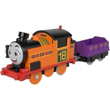 Imagem de Locomotiva Motorizada Thomas And Friends Trens Amigos Motorizados a Pilha Colecionável Mattel
